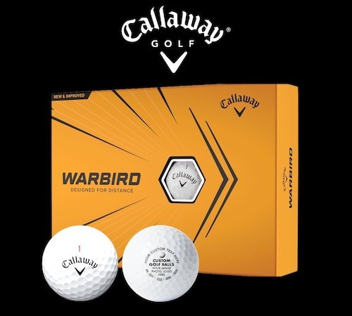 Custom printed personalized Callaway Warbird golf balls Custom printed personalized TaylorMade TP5 golf balls