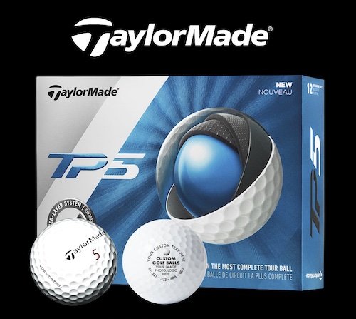Custom printed personalized TaylorMade TP5 golf balls Custom printed personalized TaylorMade TP5 golf balls