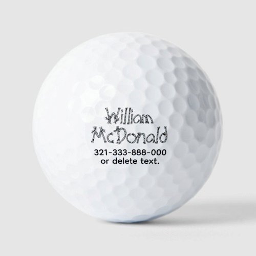 Design your own personalised golf balls. BOUND font vintage naval, maritime text custom golf balls. Novelty, imitation rope typeface. Your name on a golf ball Design your own personalised golf balls. BOUND font vintage naval, maritime text custom golf balls. Novelty, imitation rope typeface. Your name on a golf ball.