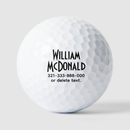 GUEST CHECK font classic Art Deco text custom golf balls. Uppercase, vintage typeface. Make your own personalised golf balls with name GUEST CHECK font classic Art Deco text custom golf balls. Uppercase, vintage typeface. Make your own personalised golf balls with name.