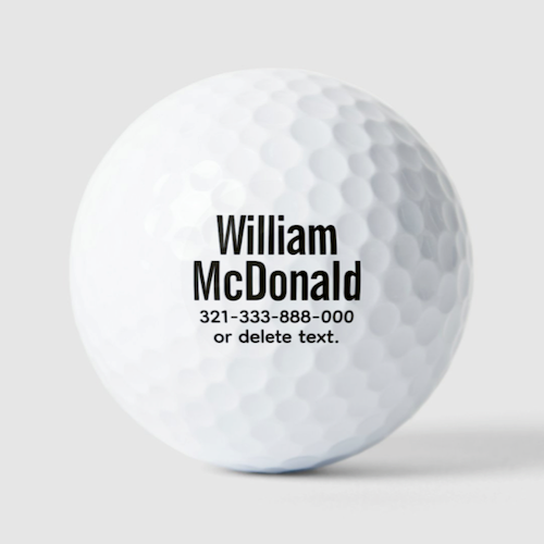NEW GOTHIC BOLD font minimalist, bold text custom golf balls. Extremely legible typeface. Create your own personalised golf balls. Your name on a golf ball NEW GOTHIC BOLD font minimalist, bold text custom golf balls. Extremely legible typeface. Create your own personalised golf balls. Your name on a golf ball.