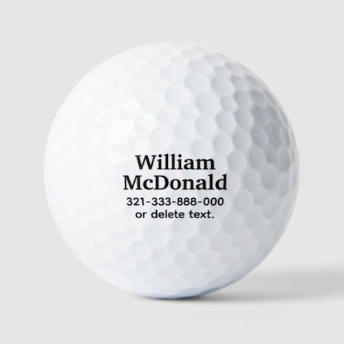 Your name on a golf ball. CHARTER font heading text custom golf balls. Bold, highly readable, serif typeface. Make your own personalised golf balls Your name on a golf ball. CHARTER font heading text custom golf balls. Bold, highly readable, serif typeface. Make your own personalised golf balls.